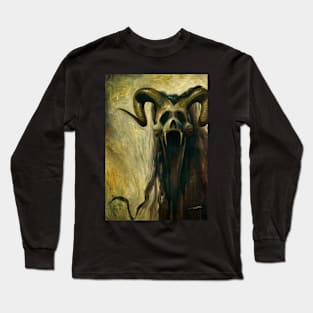 Screaming Skull Long Sleeve T-Shirt